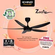 KHIND ZenAir Ceiling Fan (56" x 2 Units) CF56DC5R