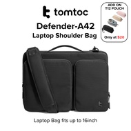 tomtoc Defender-A42 Premium Laptop Shoulder Bag for 14 inch / 16 inch Laptop