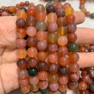 กำไลข้อมือ อาเกตรวมสี Mixed Agate เนื้อวุ้น สีหวาน (เกรด AAA)