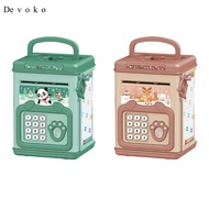 [Devoko] Electronic Piggy Bank Auto Scroll cash Register ATM Piggy Bank ATM Piggy Bank Electronic Mo