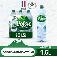 Volvic Natural Mineral Water (6 x 1.5L Pack)