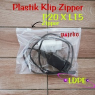 Ziplock Plastic 20 x 15 Cm, Zipper Clip Plastic 20 x 15 Cm, Clip Plastic 15 x 20 Cm 20x15 Cm