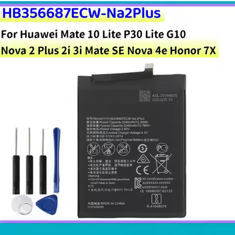 HB356687ECW Battery For Huawei Nova 2 Plus 2i 2S 3i 4e P30 Lite Mate SE G10 Mate 10 Lite Honor 7X 9i