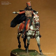 1/24 Red Cavalry Captain Resin Figure Cavalry White Model (Original Special) Without Cloak A-1257