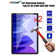2 PCS For Samsung Galaxy Tab A7 10.4 T500 T505 Tempered Glass Screen Protector Anti Shatter Protecti
