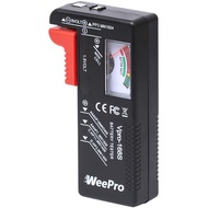 WeePro Battery Tester, Universal Battery Checker Small Battery Tester for AAA AA C D 9V 1.5V Button 