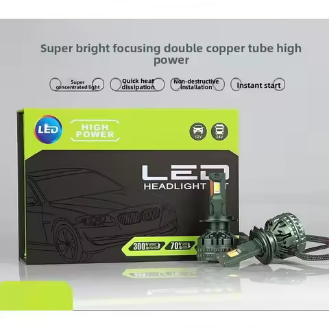 LED Headlight Bulbs Powerful 120W 14400LM 6000K H1 H7 H11 H8 9005 9006 9012 D1S D2S D3S D4S H4 Car L