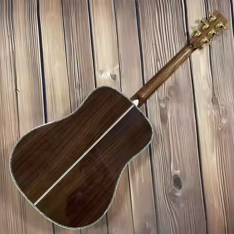 41 inch D45 series solid wood red pine panel 6-string solid wood acoustic guitar