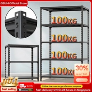 【Load 600KG】Storage Rack Shelf Metal Rack Boltless Rack Shelf Storage Metal Shelf Adjustable Height 