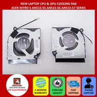 NEW ACER NITRO 5 AN515-55 AN515-56 AN515-57 AN515-45 SERIES LAPTOP CPU & GPU COOLING FAN