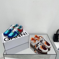 *** Daigou Grade GANNI New Product Color Matching Stitching Low-Top Sneakers