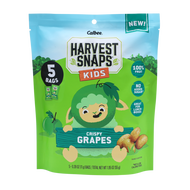 Calbee Harvest Snaps Kids Snack, Crispy Grapes (11g x 5s)