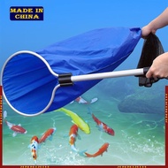 HIk Aquarium Koi Sock Net Fishing Net Fish Landing Net Catching Net Soft Mesh Basket