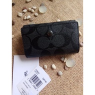 Coach SIGN BLACK STNK WALLET