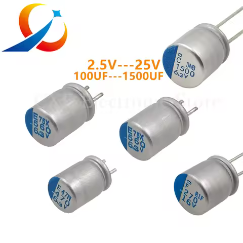 10pcs NCC Solid Capacitor 6.3V 10V 16V 25V 100UF 270UF 470UF 560UF 820UF 1000UF 1200UF 1500UF 100% O