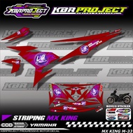 MX KING STIKER  STRIPING PREMIUM MOTOR KEREN LIS VARIASI MX KING STIKER MOTOR YAMAHA DESAIN RACING M