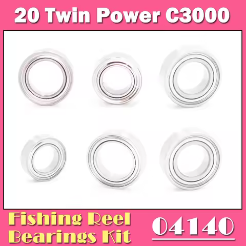 Fishing Reel Stainless Steel Ball Bearings Kit For Shimano 20 Twin Power C3000 C3000MHG C3000XG 0414
