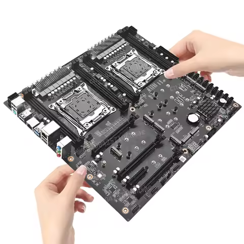 X99 D4 Dual Pro Mainboard 8 DDR4 Memory Slot Desktop Motherboard 10 SATA 3.0 Interface PC Mainboard