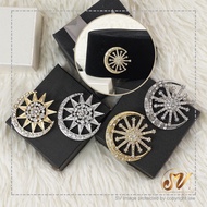 Kerongsang Dokoh Songkok Bulan Bintang Sabit Single Pin Pengantin Tanjak Melayu Muslimin Brooch For 