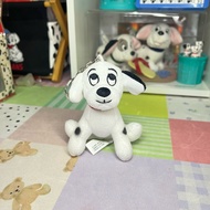 101 Dalmatians Doll Keychain Disneyland Walt Disney World Label Dark Spots White Body No Bombing Sup