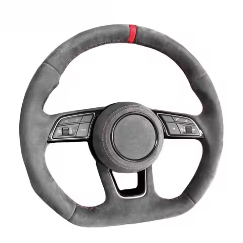 For A1 A3 A4 A4L A5 B8 A6 Q5 Q7 Old Model Upgraded New Model Premium Leather Sport Steering Wheel