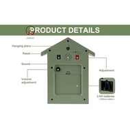 Cuckoo Clock with Chimer Minimalist Cuckoo Sound Clock with Pendulum Delicate Cuckoo Clock Bird Hous