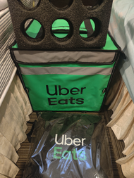 Uber Eats 大保溫箱+小保溫袋+杯架