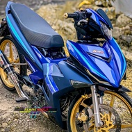COVERSET YAMAHA Y15ZR V1 V2 MX KING BIRU MATE 100%ORIGINAL RAPIDO COVERSET BIRU MATE MXKING Y15 V2
