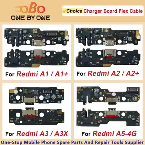 USB Charging Dock Board For Redmi A1 A2 Plus A3 A5 4G A1+ A2+ A3X USB Charger Port Connector Flex Ca