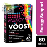 [Expiry: 06/2026] Voost Energy Effervescent Raspberry 60 Tablets