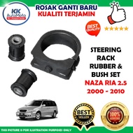 Naza Ria 2.5 Model 2000 - 2010 2 Biji Premium OEM Set Steering Rack Cushion Rubber & Bush HK-09168 +