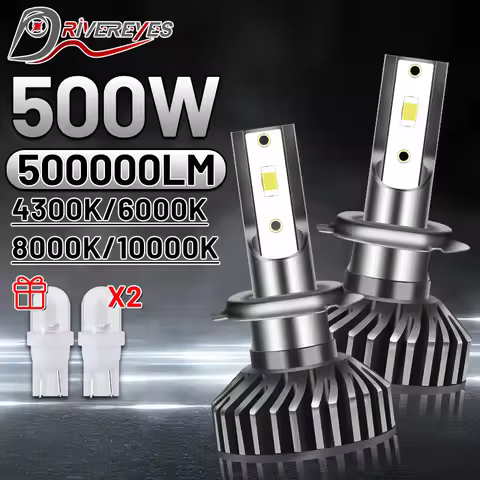 H4 H7 H11 LED Canbus Car Headlight 3570 CSP 50000LM 500W H1 9005 9006 HB3 HB4 4300K 8000K 6000K Car 