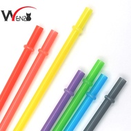 Multicolour Reusable Drinking straw with Ring PP Material 23cm 25cm 26.5cm 27cm