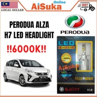 Perodua ALZA LED Headlight H7 Kaier 6000K WHITE Bright Putih Bulb Car Headlight Headlmap LED Putih 1