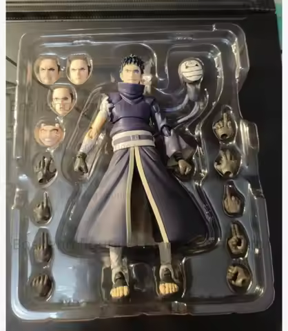 Original Bandai S.H.Figuarts Shf Naruto Shippuden Obito Uchiha In Stock Anime Action Collection Figu