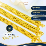 TukangemaS Rantai Tangan 6g - 15g | Lipan Kait 2 Emas 916/22K (LK2)