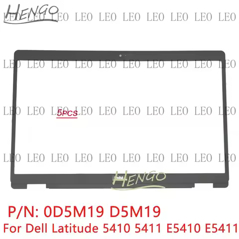 SS 5pcs 0D5M19 Aftermarket Parts For Dell Latitude 5410 E5410 E5411 Front Bezel