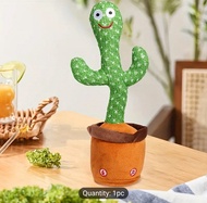 Dance Cactus Talking Cactus Toys, Dance Cactus Imitation Toys And LED English Singing Can Talk For 1