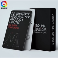 Drunk Desires Couples Drinking Game Card Game