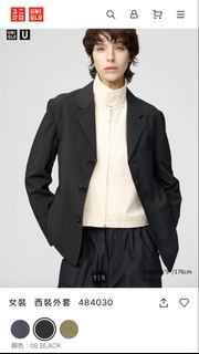 UNIQLO 女裝西裝外套(黑色)
