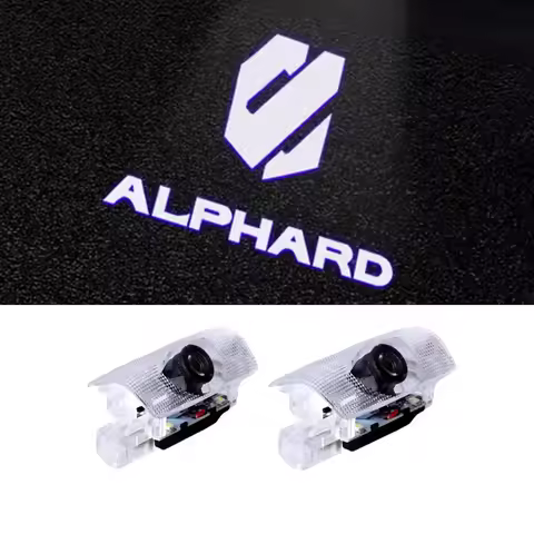 LED Carpet Puddle Welcome Light 2pcs Cars Door Light For Toyota ALPHARD 30/40/50 Series Toyota Court
