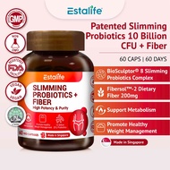 [NEW] Estalife Slimming Probiotics + Fiber Capsules | 10 Billion CFU | 瘦身益生菌胶囊 | BioSculptor + Fiber