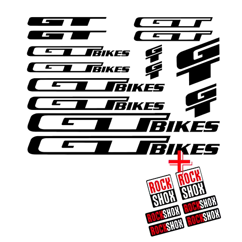 for GT Vinyl Decals Stickers - cycling MTB BMX road bike frame