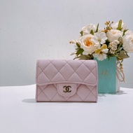 TW4774  Chanel 香奈兒 新款經典翻蓋拉鏈卡包 粉紅色Classic Flap Card Holder With Zipped AP4096 Pink x GHW