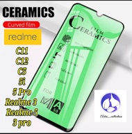 Tempered Glass Ceramic ( REALME 3 / 3 PRO / REALME 5 / 5i / 5 PRO / C11 /C12 / C15  ) PREMIUM Anti Gores Nano Keramik / ANTI PECAH / FLEKSIBEL / LENTUR / SIDIK JARI