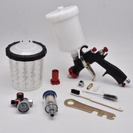 LVLP Spray Gun R500 1.3mm Nozzle Air Paint Spray Gun with PPS with Pressure Gauge Filter For Paintin