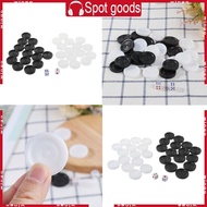 WIN 32Pcs pack Backgammon Pieces 33mm Plastic Black White Backgammon Checker Pieces
