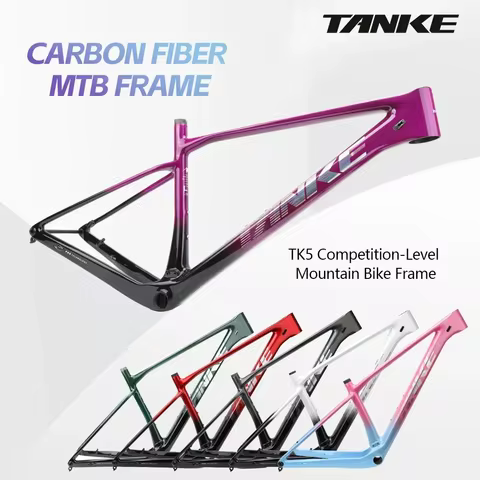 TANKE Mountain Bike Frame Carbon 29er T800 Boost 12x148mm MTB Disc Brake Internal Routing Hard Tail 