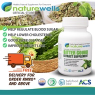 New Naturewells Bitter Gourd Peria Katak Control Blood Sugar 20x Strength Extract Supplement 90’s Ve