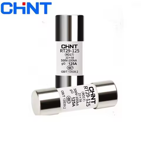 CHINT RT29-125 (RO17) 10A 16A 20A 25A 32A 40A 50A 63A 80A 100A 125A Fuse Link 22X58 NRT28-125 Fuse